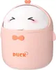 A cute cartoon duck-shaped trash can with a lid. Produktbild-Vorschau