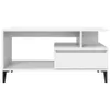 vidaXL Konferenčný stolík biely 90x49x45 cm Drevo Materiál Náhľad obrázku produktu 5