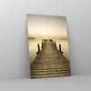 Bilder auf glas - Einteilig - Brücke See - 70x100cm - Produktbild-Vorschau 4