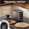 ProfiCook PC-TA 1291, 2 krajcov, Antracit, Nerezová oceľ, Náhľad obrázku produktu 12