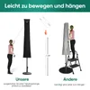 Sekey Schutzhülle für Sonnenschirm bis Ø350cm Gartenschirm Produktbild-Vorschau 3