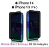 2x 3D Anti Spy iPhone 14 | 13 Pro Privacy Blickschutz Produktbild-Vorschau 2