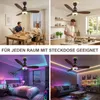 Deckenventilator mit Beleuchtung und Fernbedienung 61cm 48W Produktbild-Vorschau 8