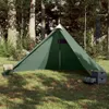 vidaXL Namiot rodzinny Tipi 7 osób Zielony Wodoodporny Podgląd zdjęcia produktu 2