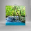Bild auf Leinwand - Leinwandbild - Wasserfall Wald Umwelt - Produktbild-Vorschau 3