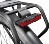 Close-up of a bicycle rear light mounted on a rack. Náhled obrázku produktu