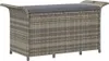 vidaXL Záhradná lavica s vankúšmi sivá 116x46x57 cm Náhľad obrázku produktu 3