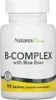 Natures Plus B-Complex with Rice Bran (mit Reiskleie)- 90 Produktbild-Vorschau 1