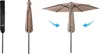 Parasol ogrodowy składany 6 segmentowy 300 cm z pokrowcem Podgląd zdjęcia produktu 9