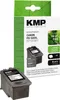 A product shot of a KMP ink cartridge box and the cartridge itself. Voir les images du produit