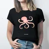 Mr. & Mrs. Panda Größe L T-Shirt Tintenfisch - Schwarz - Produktbild-Vorschau 3