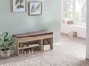 Schuhbank WL5.344 mit Sitzfläche Garderoben-Bank Holz Produktbild-Vorschau 12