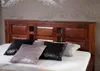MASSIVMOEBEL24 Bett Akazie 180x200x90 nougat lackiert Produktbild-Vorschau 4