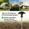 BigDean 12 Stück Heringe Erdnägel stabil auch für Harte Produktbild-Vorschau 8