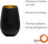 Stölzle Lausitz Becher 6er Set 465 ml matt schwarz und gold Voir les images du produit 13
