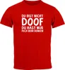 Herren T-Shirt Du bist nicht doof du hast nur Pech beim Produktbild-Vorschau 2