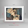 Gerahmtes Poster - Weißer Rahmen - Surreal Frau Blumen - Produktbild-Vorschau 5