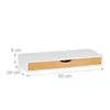 Relaxdays Wandregal mit Schublade, HxBxT: 8 x 60 x 24 cm, Produktbild-Vorschau 4