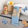 Mr. & Mrs. Panda Handtuch Bären mit Blumenkranz - Blau Produktbild-Vorschau 5