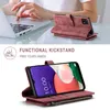 Galaxy A22 5G Case,PolyuréthaneLeather Zippered Case, Voir les images du produit 6