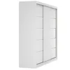 Schwebetürenschrank Kleiderschrank Schrank 250cm Weiß/Weiß Produktbild-Vorschau 8