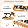 3-Personen-Gartenbank, Retro-Parkbank mit Lattensitz und Produktbild-Vorschau 6