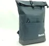 A dark gray roll-top rucksack is shown against a white background. Produktbild-Vorschau
