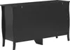 BELIANI Kommode Schwarz aus MDF Platte 40 x 130 x 75 cm Produktbild-Vorschau 6