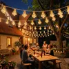 SALCAR 5M Solar Lichterkette Außen Vintage Hanfseil 10 Produktbild-Vorschau 11