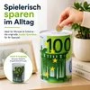 Metalowe pudełko na pieniądze Jumbo, banknot 100 €, ok. 22 Podgląd zdjęcia produktu 2
