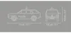 Cobi VW Passat B1 Polizei - Maßstab 1:35 Anteprima dell’immagine prodotto 7
