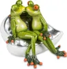 Lustige Frösche Figur Frosch Froschpaar auf Couch  Poly 13 Produktbild-Vorschau 5