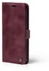 A burgundy flip case for a smartphone is shown from the side. Produktbild-Vorschau