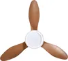 BELIANI Deckenventilator mit Licht Braun Metall mit Produktbild-Vorschau 5