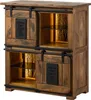MASSIVMOEBEL24 Highboard Mango / Altholz 90x45x100 natur Produktbild-Vorschau 1