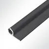 Lysel® Kederschiene Kederleiste Aluminium 45° schwarz RAL Produktbild-Vorschau 2
