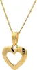 Gold Anhänger Herz  mit Goldkette massiv 333 - 8 Karat Gold Produktbild-Vorschau 3