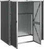 vidaXL Casetta da giardino antracite 161x89x161 cm Acciaio Anteprima dell’immagine prodotto 4
