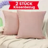 2 Stück - 50x50 cm Kissenbezüge - 2er Set Kissenbezug - Produktbild-Vorschau 1