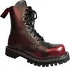 ANGRY ITCH-8-Loch Burgundy Red Rub-Off Leder Stiefel mit Produktbild-Vorschau 14