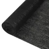 vidaXL Zaunblende Schwarz 2x10 m HDPE 150 g/m² Produktbild-Vorschau 4