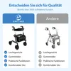Safe Age® Rollator: Leicht und faltbar – mit Sitzfunktion – Produktbild-Vorschau 7