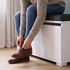 Schoenenkast 'Brande' met 4 vakken, 2 klepdeuren, 80 x 35 x Productafbeelding-voorbeeld 5