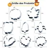 Jesienne kształty ciastek 8 sztuk liść dyni wiewiórka jeż i Podgląd zdjęcia produktu 3