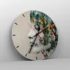 Wanduhr - Rund - Glasuhr - Gesicht Frau - 30x30cm - Produktbild-Vorschau 4