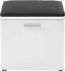 riess-ambiente Moderne Sitzbank JUSTUS 50cm weiß Kunstleder Produktbild-Vorschau 4