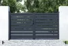 Doppelflügeltor aus Aluminium 3m VOGEL H.160cm grau Produktbild-Vorschau 12