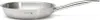 A stainless steel frying pan on a white background. Voir les images du produit