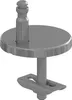 MKW Studio FL WC-Sitz mit Deckel mit Metallscharnier, weiß, Produktbild-Vorschau 3