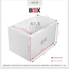 THERM BOX Styroporbox 61W Innen: 53x33x34cm Wand: 3cm Produktbild-Vorschau 2